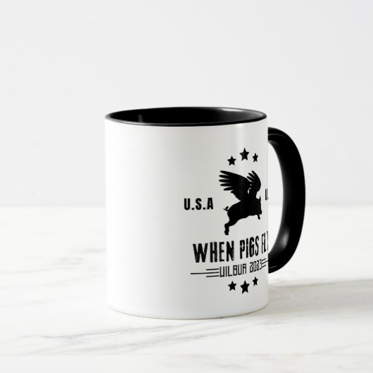 Wilbur: Als varkens vliegen Mok (Voorkant rechts)