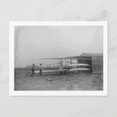 Wilbur & Orville Wright in 2e aangedreven machine Briefkaart (Voorkant)