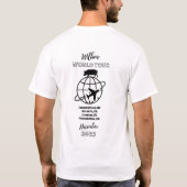 Wilbur Pig: Als Varkens Vliegen World Tour Shirt (Achterkant)