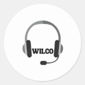 "Wilco" sticker (Voorkant)