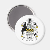 Wilcox Family Crest Magneet (Voorkant / Achterkant)