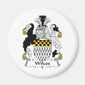 Wilcox Family Crest Magneet (Voorkant)