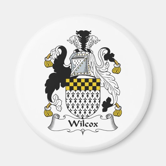 Wilcox Family Crest Magneet (Voorkant)