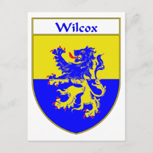 Wilcox Wapenbekleding/familiekust Briefkaart