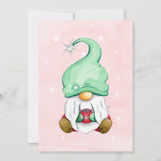 Wild 1 kerst geit 1 dag kaart (Achterkant)