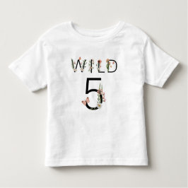 Wild 5 Wildbloemen 5e verjaardag Kinder Shirts