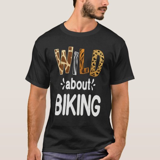 Wild About Biking T-shirt (Voorkant)
