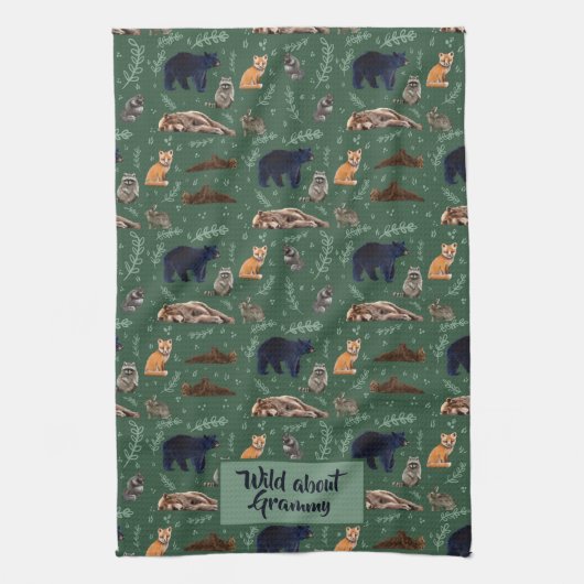 Wild about Grammy Theedoek (Verticaal)