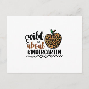 Wild About Kindergarten - Cute Teacher Briefkaart
