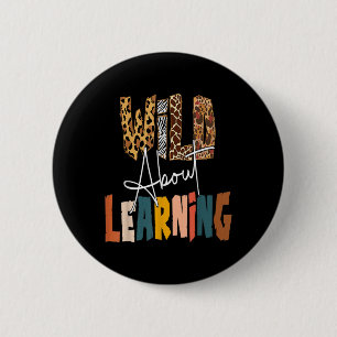 Wild About Learning Leraar Byck Gaat Terug Naar Sc Ronde Button 5,7 Cm