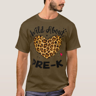 Wild About PRE-K Early Childhood Leopard Squad PRE T-shirt