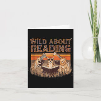 Wild about reading books reader lover librarian kaart