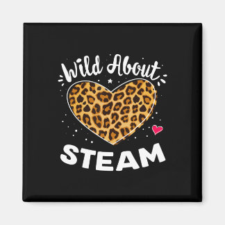Wild About Steam Leopard Squad Stem Byck To School Magneet