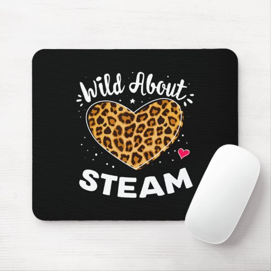 Wild About Steam Leopard Squad Stem Byck To School Muismat (Met muis)