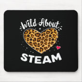 Wild About Steam Leopard Squad Stem Byck To School Muismat (Voorkant)
