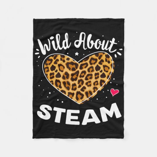 Wild About Stoom Luipaard Squad Stem Byck Naar Sch Fleece Deken (Voorkant)