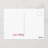 Wild About You Blush Roze Wilde Harten Valentijn Briefkaart (Achterkant)