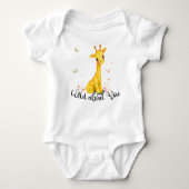 "Wild About You" Schattigee Giraffe Romper (Voorkant)