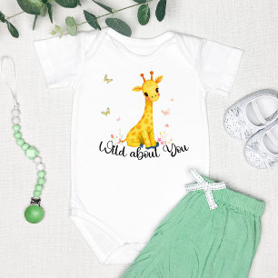 "Wild About You" Schattigee Giraffe Romper