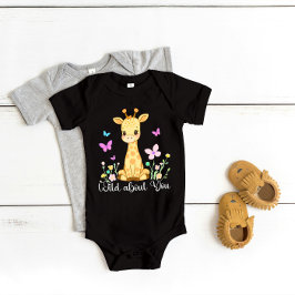 "Wild About You" Schattigee Giraffe Romper