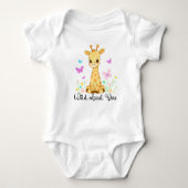 "Wild About You" Schattigee Giraffe Romper (Voorkant)