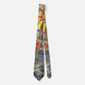 Wild Abstracte Necktie Stropdas (Voorkant)