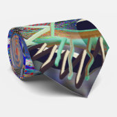 Wild Abstracte Necktie Stropdas (Opgerold)