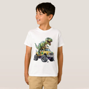 Wild Adventure Dinosaur Rijdende Reuzentruck T-shirt