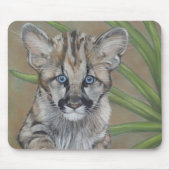 wild afbeelding van big cat cougar kitten muismat (Voorkant)
