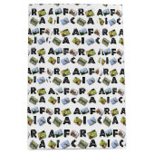 Wild Africa Collage Medium Gift Bag Medium Cadeauzakje (Voorkant)