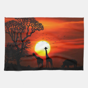 Wild Africa Kitchen Towels Theedoek