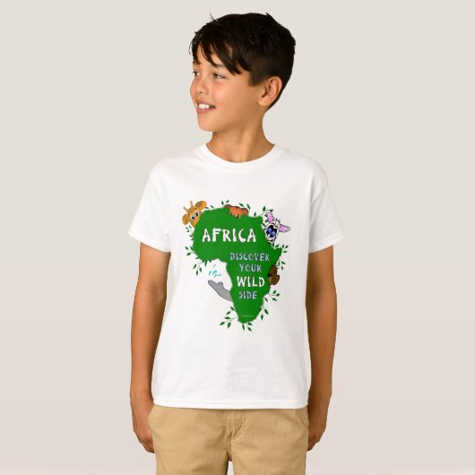 Wild Africa T-shirt (Voorkant volledig)
