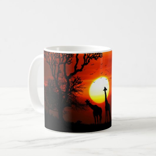 Wild Africa White Coffee Mok (Voorkant links)