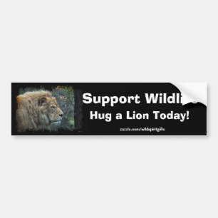 Wild Afrika Dierenliefhebbers Big Five Bumpersticker