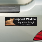 Wild Afrika Dierenliefhebbers Big Five Bumpersticker (Op auto)