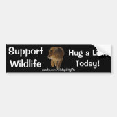 Wild Afrika Dierenliefhebbers Big Five Bumpersticker (Voorkant)