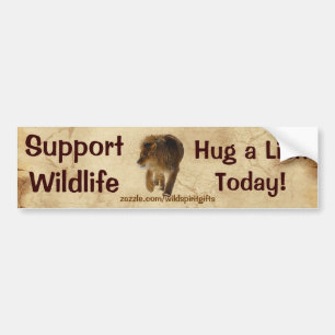 Wild Afrika Dierenliefhebbers Big Five Bumpersticker