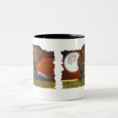 Wild Afrika Dierenliefhebbers Big Five Tweekleurige Koffiemok (Center)