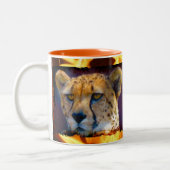 Wild Afrika Dierenliefhebbers Big Five Tweekleurige Koffiemok (Links)