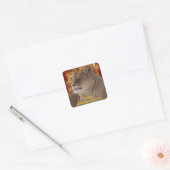 Wild Afrika Dierenliefhebbers Big Five Vierkante Sticker (Envelop)