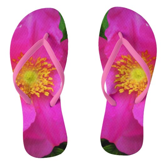 Wild Alberta Roos Canada Bright Roze ventilator Teenslippers (Voetbed)