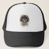 Wild als de wind, sterk als de rivier | Op maat Trucker Pet (Voorkant)