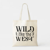 Wild als het Westen Tote Bag (Achterkant)