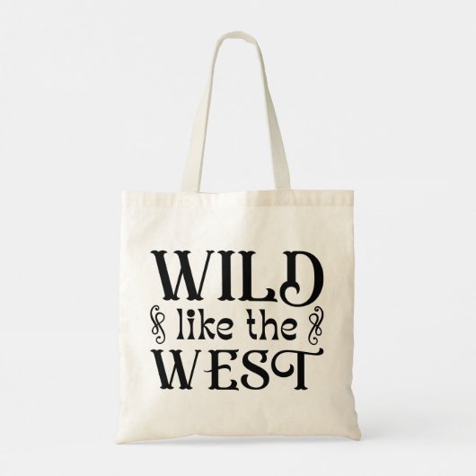 Wild als het Westen Tote Bag (Achterkant)