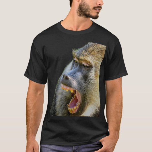 Wild and Bold – Baboon Printed Shirt (Voorkant)