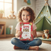 Wild and Five Tiger Cub Jungle Party Kaart