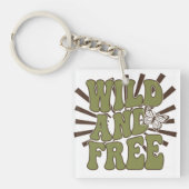 Wild and Free Sleutelhanger (voorkant)