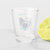 Wild and Scenic West Virginia State Pride  Shot Glas (Achterkant)