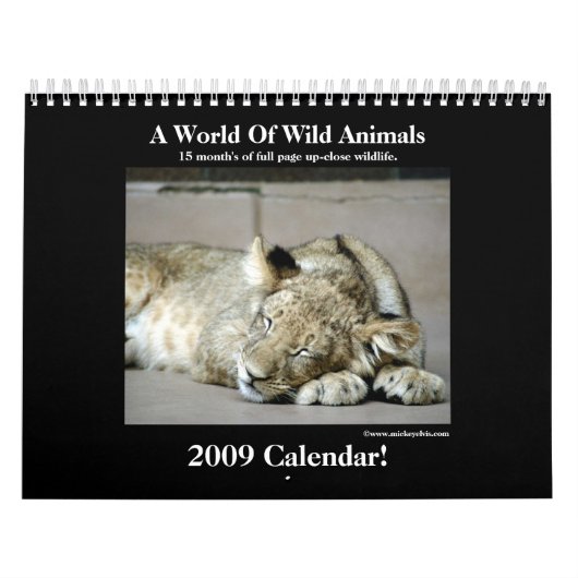 Wild Animal 2009 Agenda! Kalender (Hoes)