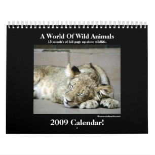 Wild Animal 2009 Agenda! Kalender